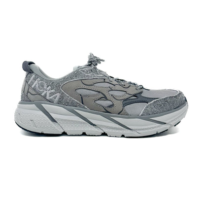 Hoka Clifton L Suede Elite Terrain System - Galactic Grey