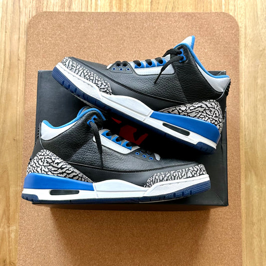 Preloved Air Jordan 3 - Sport Blue