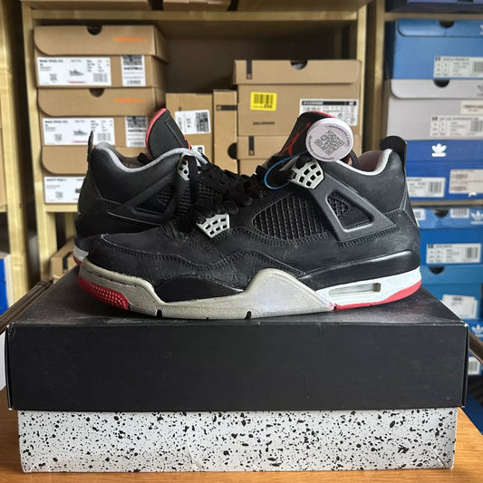 Preloved Air Jordan 4 Retro - Bred 2012 (UK 8.5)