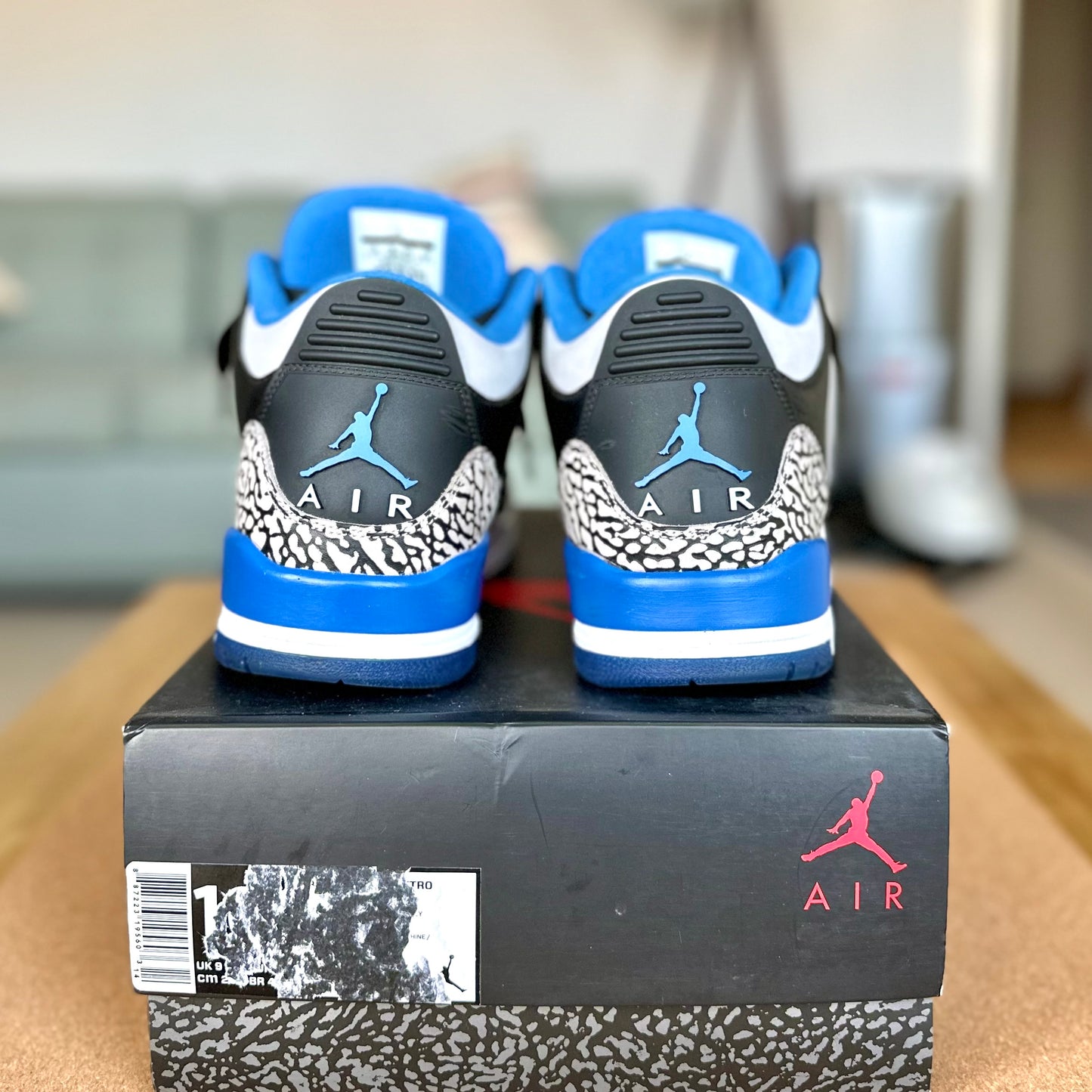 Preloved Air Jordan 3 - Sport Blue