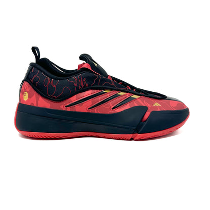 Adidas x BAPE Dame 9 - Black Red