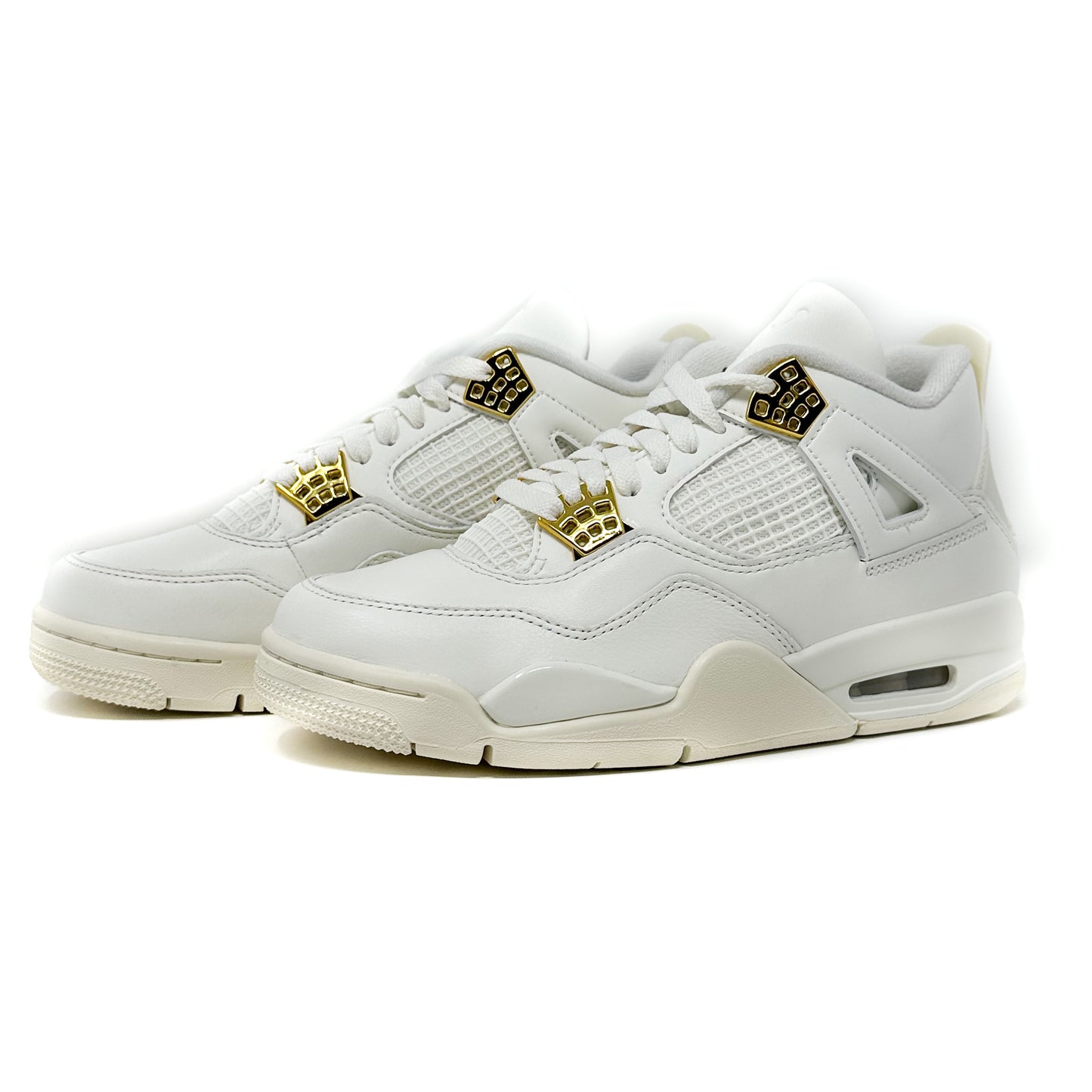 Air Jordan 4 (W) Retro - Sail/Metallic Gold