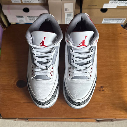 Preloved Air Jordan 3 - Fire Red 2022 (UK 7.5) - No Box