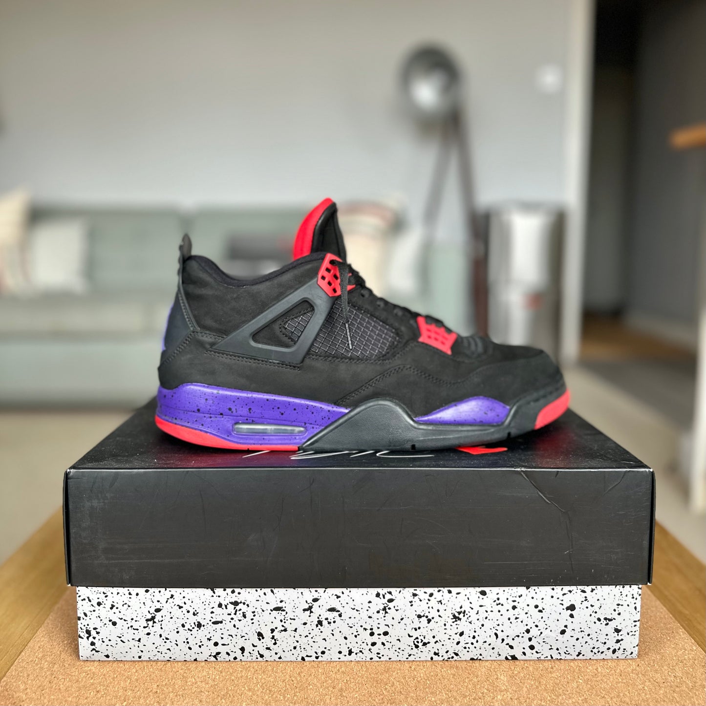 Preloved Air Jordan 4 Retro - Raptors (UK 12)