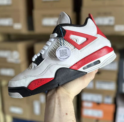 Preloved - Air Jordan 4 Retro - Red Cement (UK 8.5)