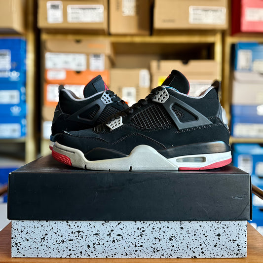 Preloved - Air Jordan 4 Retro - Bred 2019 (UK 8.5)