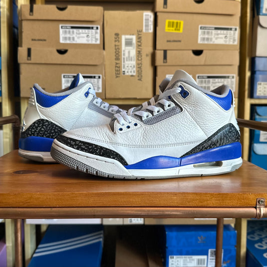 Preloved Air Jordan 3 Retro OG - Racer Blue (UK 8)