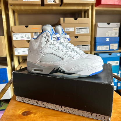 Preloved Air Jordan 5 Retro - White Stealth 2021 (UK 6/EU 40)