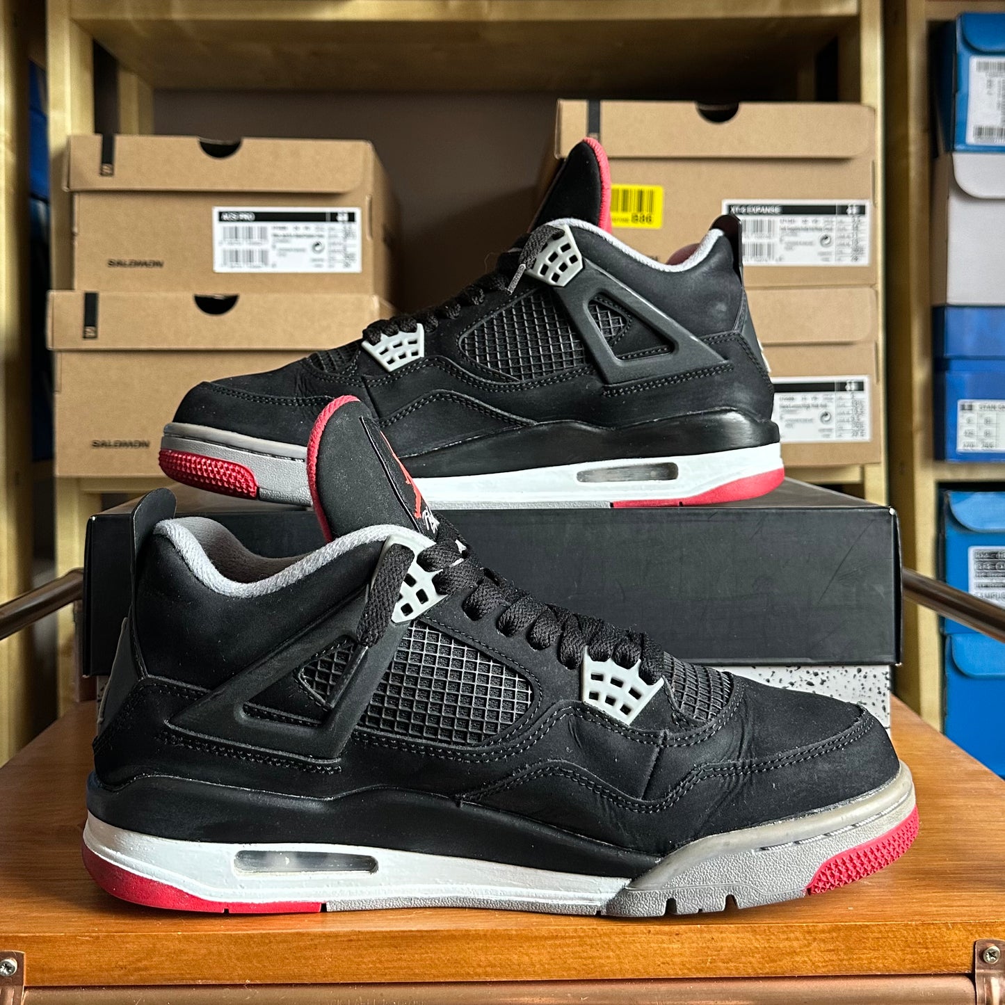 Preloved Air Jordan 4 Retro - Bred 2012 (UK 7.5)