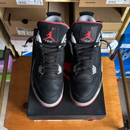 Preloved Air Jordan 4 Retro - Bred 2012 (UK 7.5)