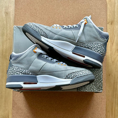 Preloved Air Jordan 3 - Cool Grey 2021 (UK 10.5)