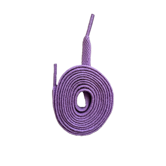 Lilac Flat Shoe Laces  - 8mm Wide (Multiple Lengths)