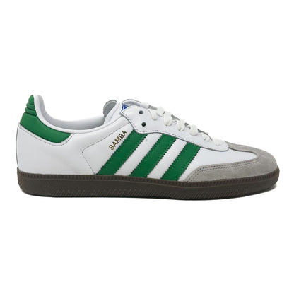 Adidas Samba OG - Flat White/Green - Cherry Picked Kicks