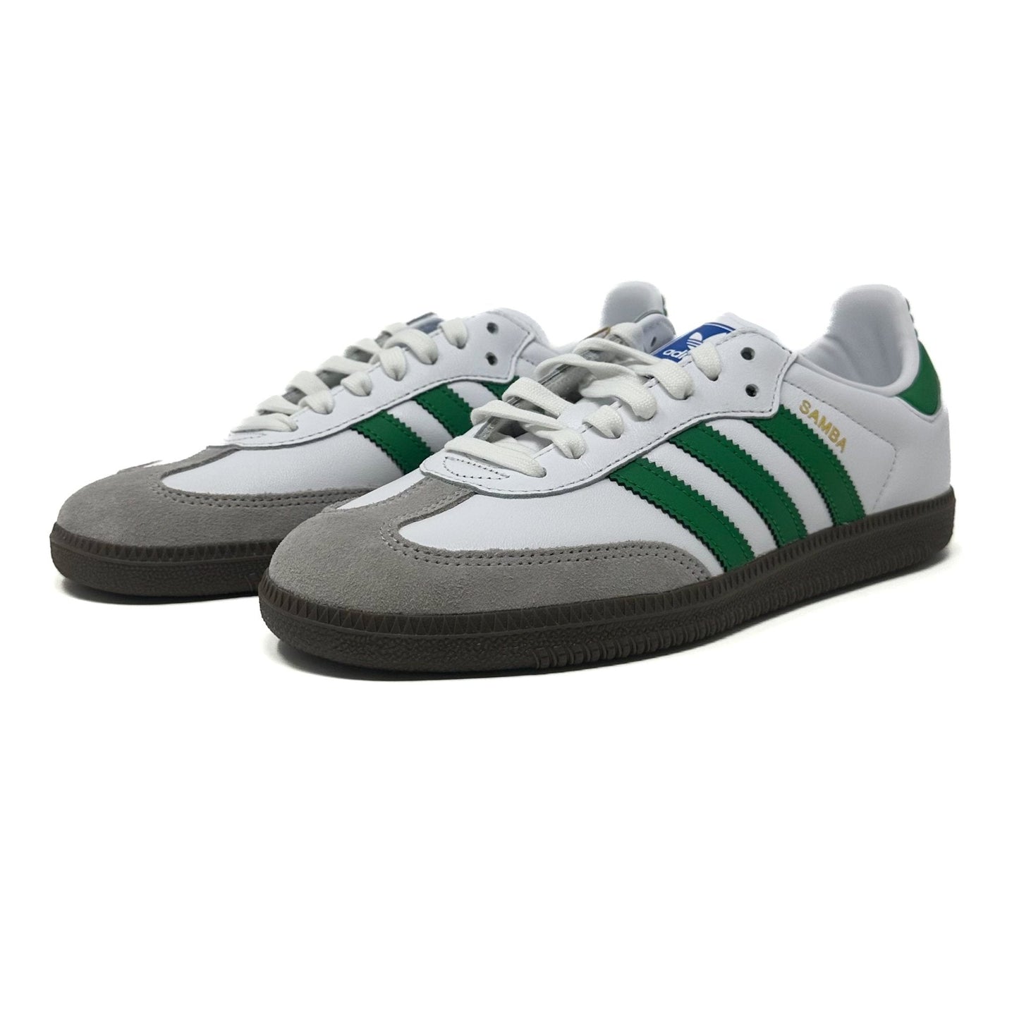 Adidas Samba OG - Flat White/Green - Cherry Picked Kicks