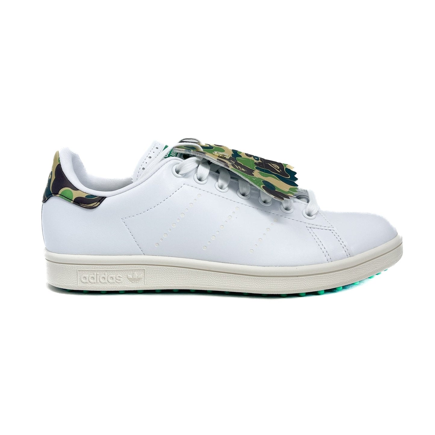 Adidas x BAPE Golf Stan Smith - White Green - Cherry Picked Kicks