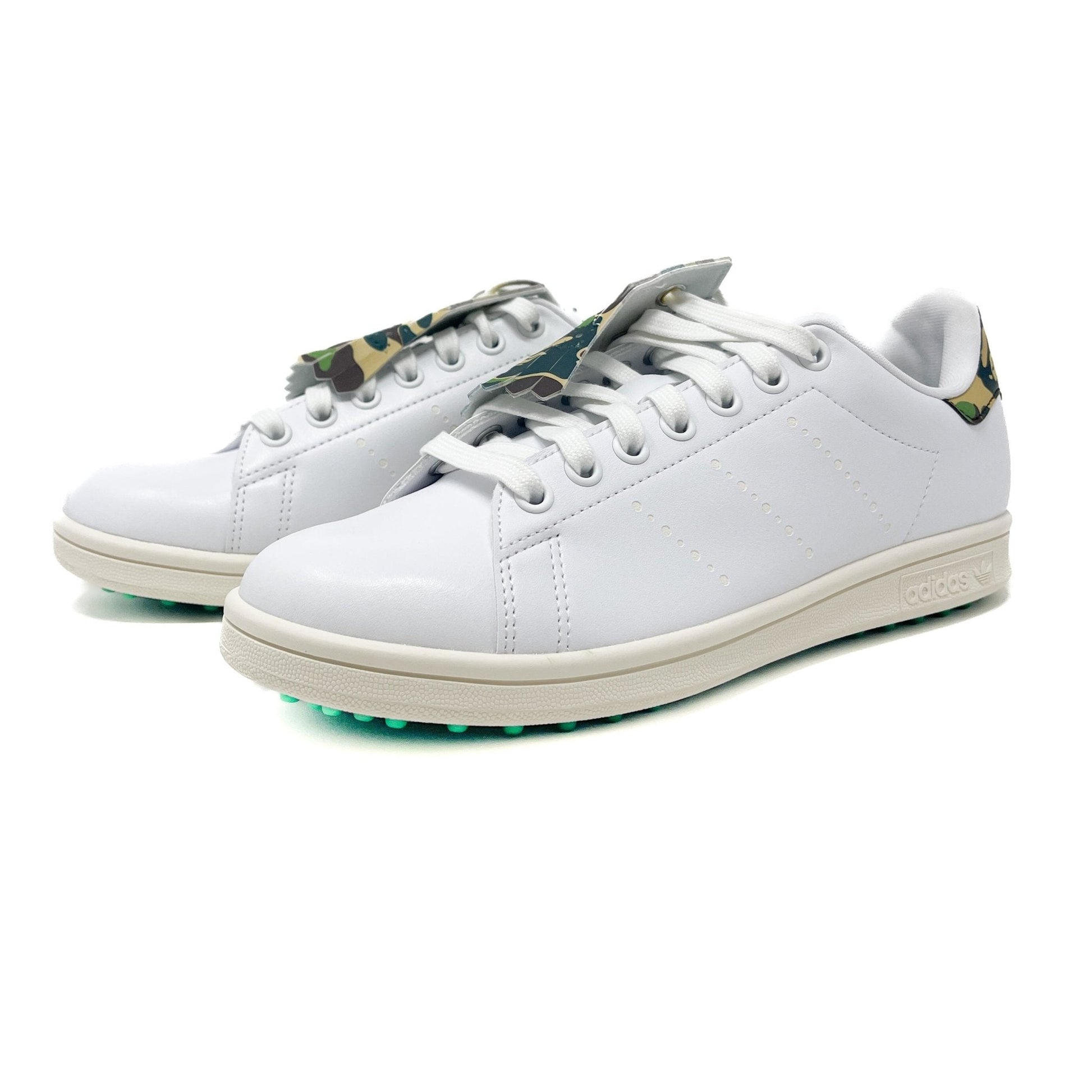 Adidas x BAPE Golf Stan Smith - White Green - Cherry Picked Kicks