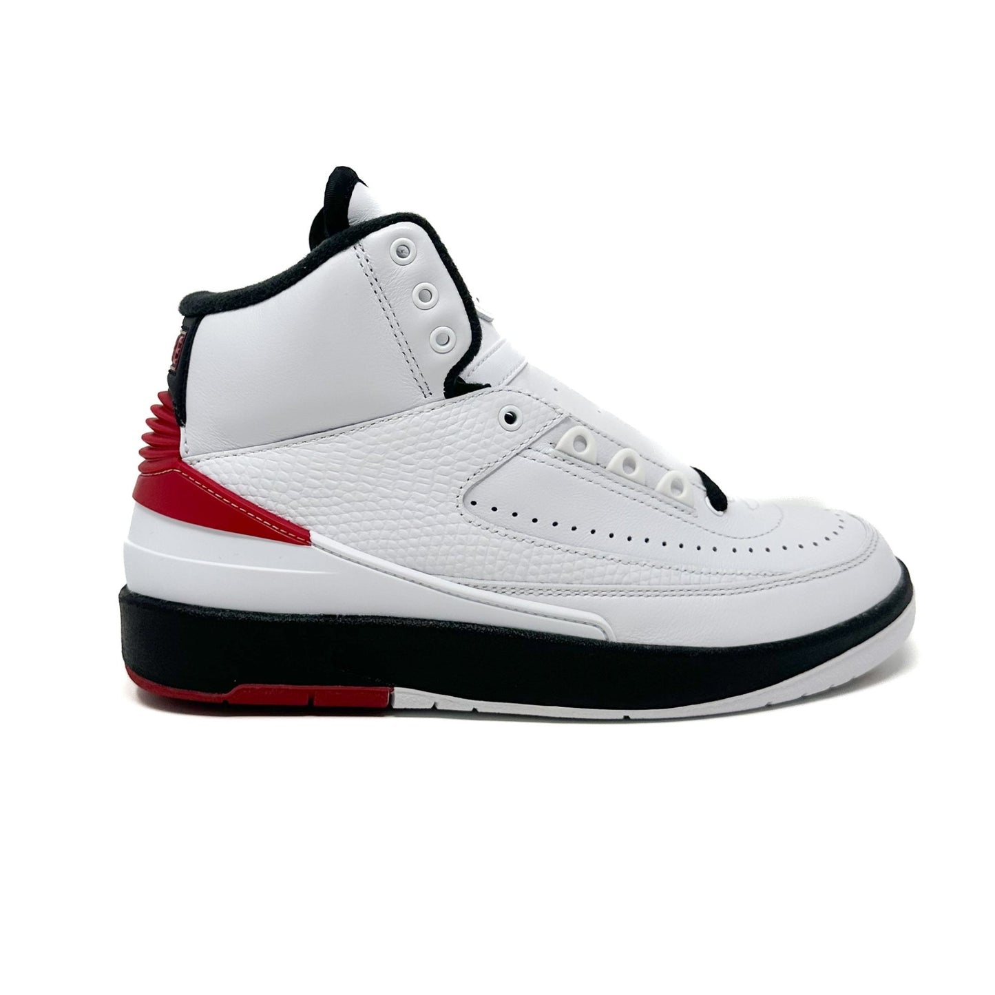 Air Jordan 2 (W) - White Varsity Red Black - Cherry Picked Kicks