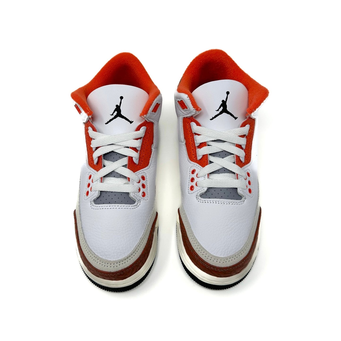 Air Jordan 3 (GS) - White Black Mars Stone Orange - Cherry Picked Kicks