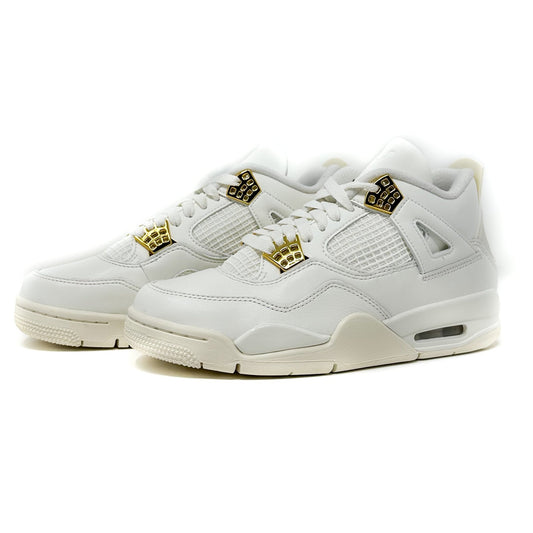 Air Jordan 4 (W) Retro - Sail/Metallic Gold - Cherry Picked Kicks