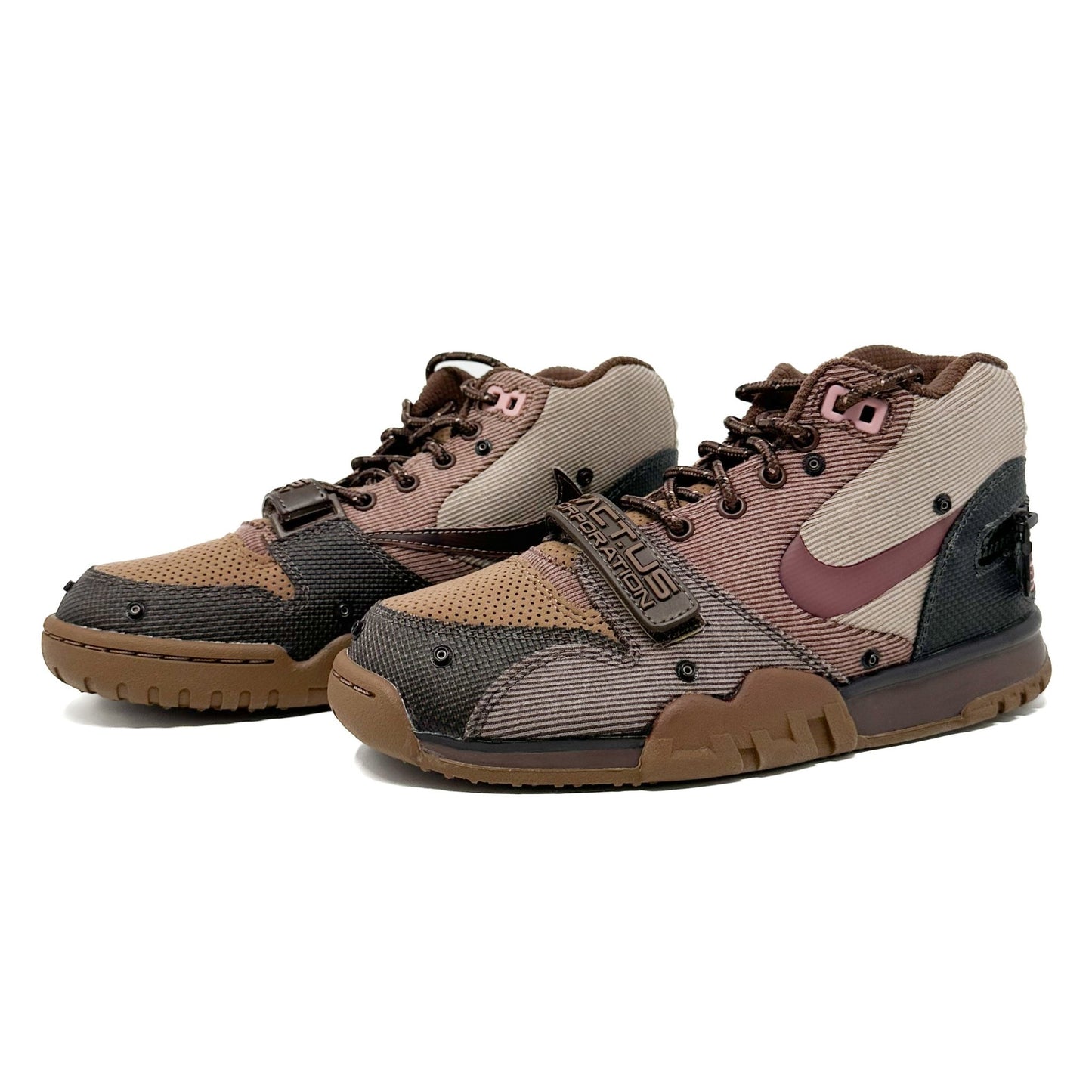 Air Trainer 1 Cactus Jack - Light Chocolate/Rust Pink - Cherry Picked Kicks