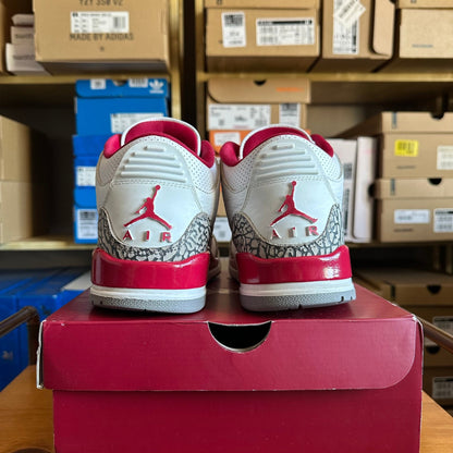 Preloved - Air Jordan 3 - Cardinal Red 2022 (UK 6.5) - Cherry Picked Kicks