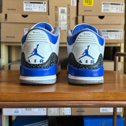 Preloved Air Jordan 3 Retro OG - Racer Blue (UK 8) - Cherry Picked Kicks