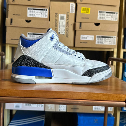 Preloved Air Jordan 3 Retro OG - Racer Blue (UK 8) - Cherry Picked Kicks