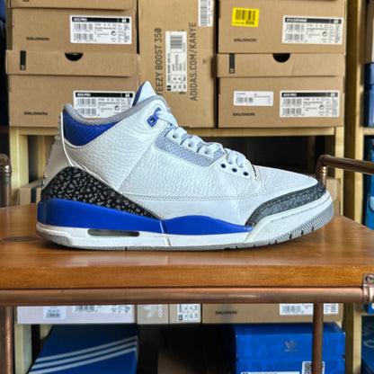 Preloved Air Jordan 3 Retro OG - Racer Blue (UK 8) - Cherry Picked Kicks