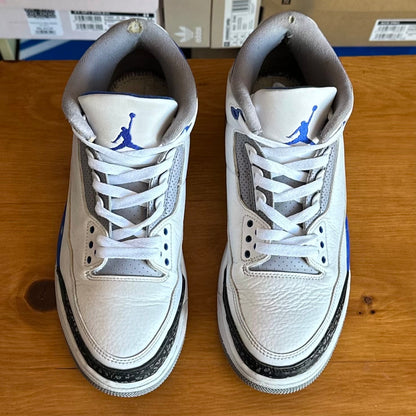 Preloved Air Jordan 3 Retro OG - Racer Blue (UK 8) - Cherry Picked Kicks