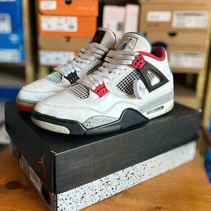 Preloved Air Jordan 4 Retro Mid - What The (UK 9.5) - Cherry Picked Kicks