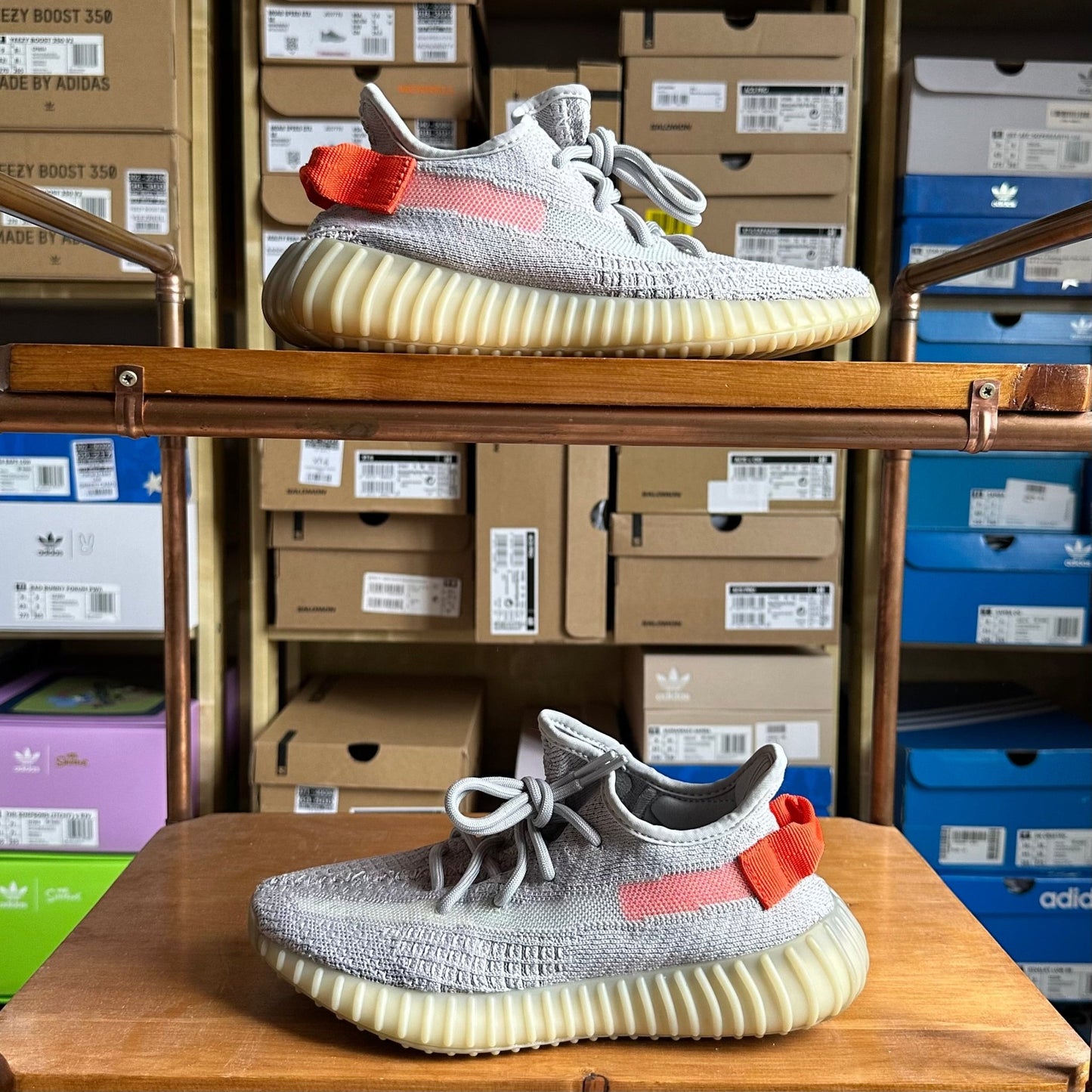 Preloved Yeezy Boost 350 V2 - Tail Light (UK 4.5) - No Box - Cherry Picked Kicks